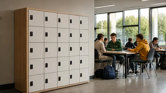 Oplaadlockers voor scholen — een praktijkopstelling met smart lockers voor 2026