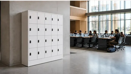 USB-lockers voor universiteiten — een praktijkopstelling met smart lockers voor 2026