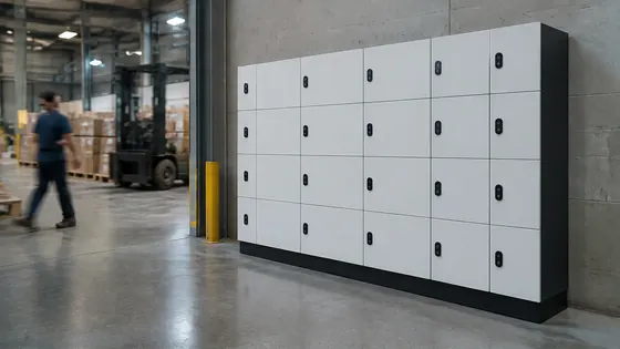 Elektronische lockers voor magazijnen — een praktijkopstelling met smart lockers voor 2026