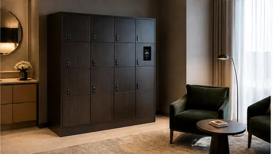 Smart lockers voor hotels — een praktijkopstelling met smart lockers voor 2026