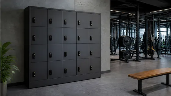 Lockers met stroommeting voor sportscholen — een praktijkopstelling met smart lockers voor 2026