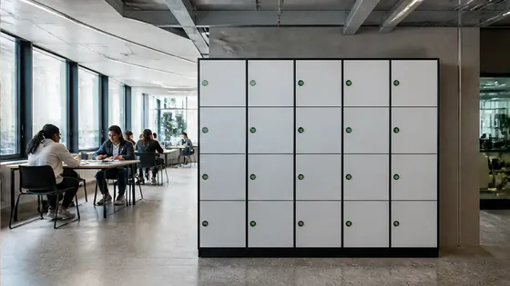 Lockers met stroommeting voor universiteiten — een praktijkopstelling met smart lockers voor 2026