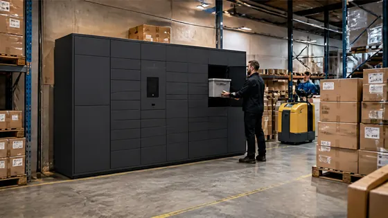 Lockerbeheer systemen voor magazijnen — een praktijkopstelling met smart lockers voor 2026